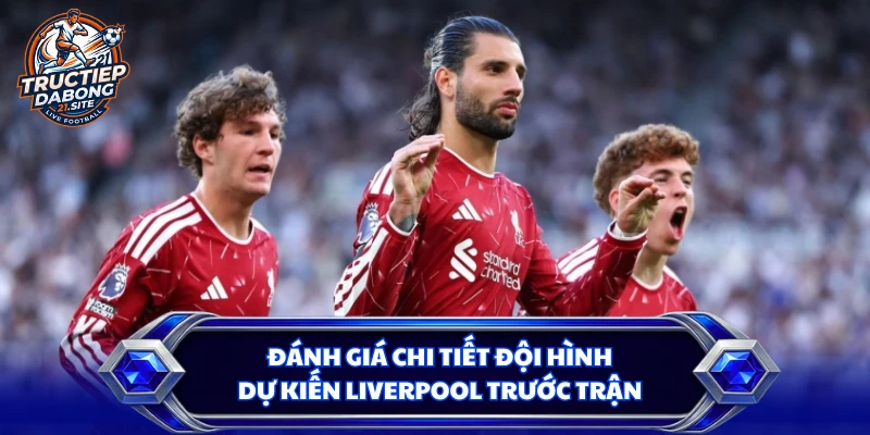 Đánh giá chi tiết đội hình dự kiến Liverpool trước trận